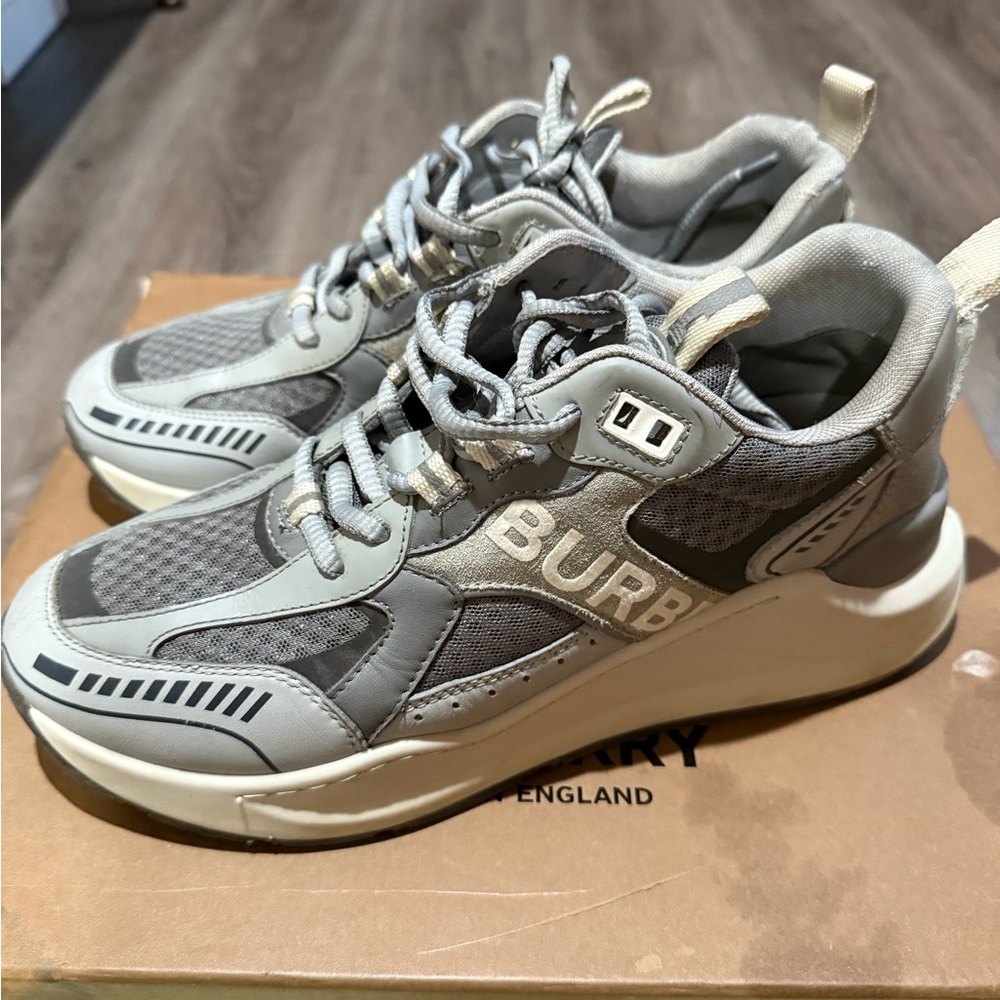 Burnerry Men's Gray Athletic Shoes - Picture 6 of 6